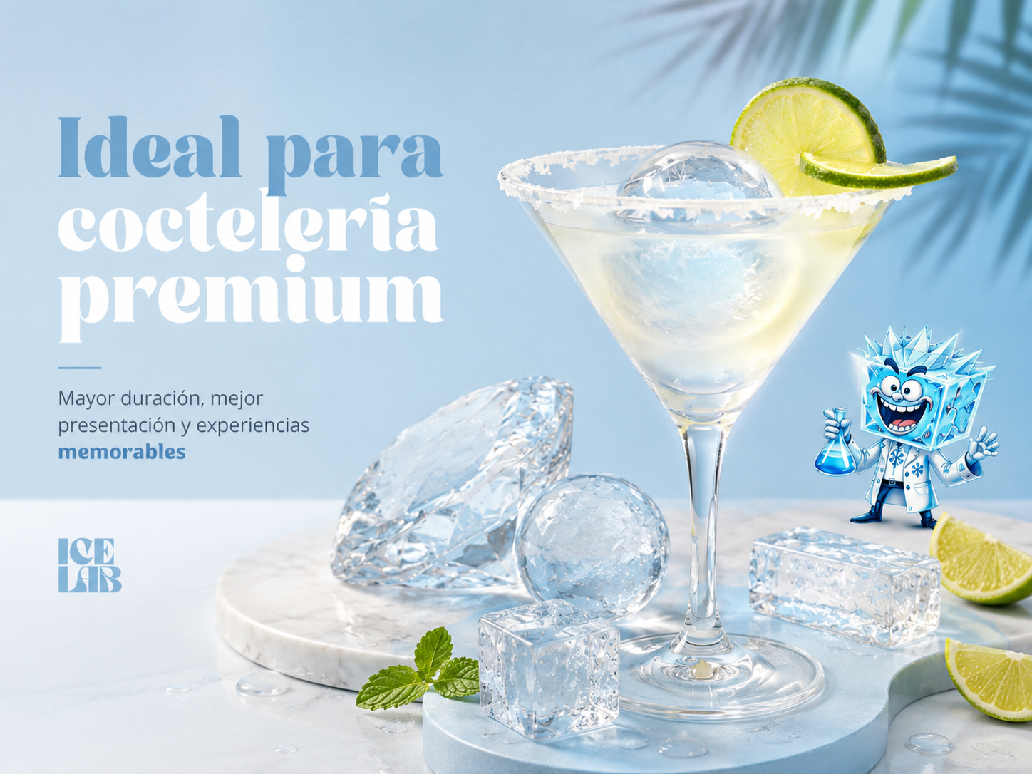 IceLab ideal para coctelería premium